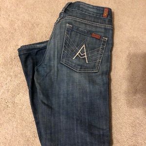 7 For All Mankind A Pocket straight jeans
